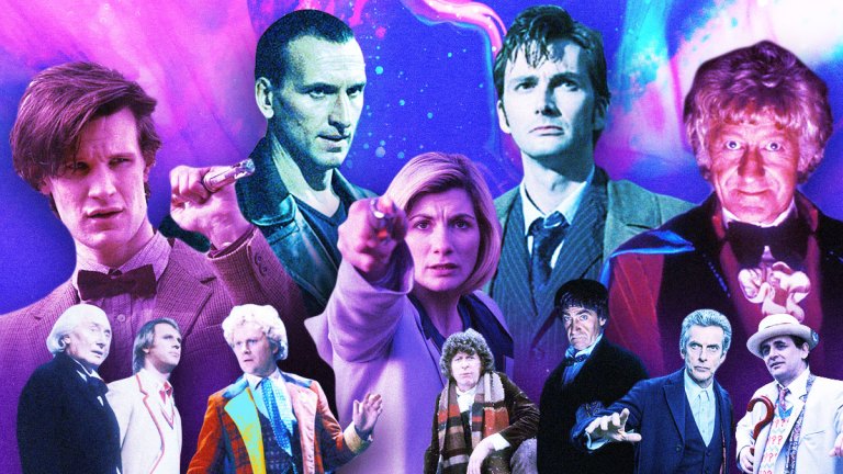 Matt Smith, Christopher Eccleston, Jodie Whittaker, David Tennant, Jon Pertwee, William Hartnell, Peter Davison, Colin Baker, Tom Baker, Patrick Troughton, Peter Capaldi, Sylvester Stallone