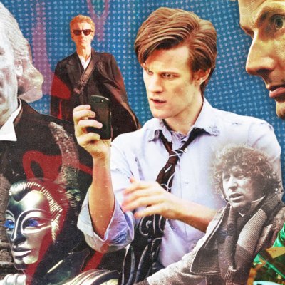 William Hartnell, Peter Capaldi, Matt Smith, Tom Baker, Christopher Eccleston, David Tennant as Doctor Who