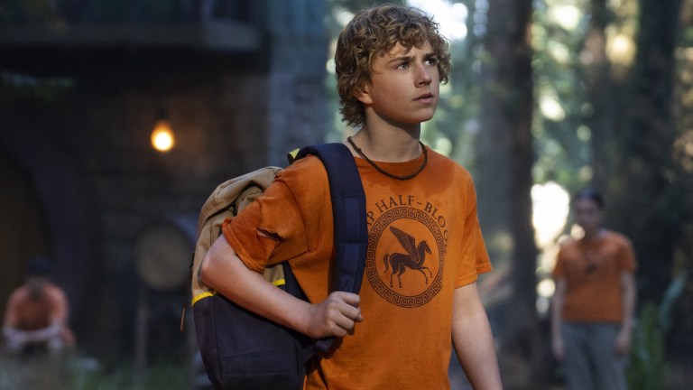 Walker Scobell as Percy Jackson in Percy Jackson and the Olympians.